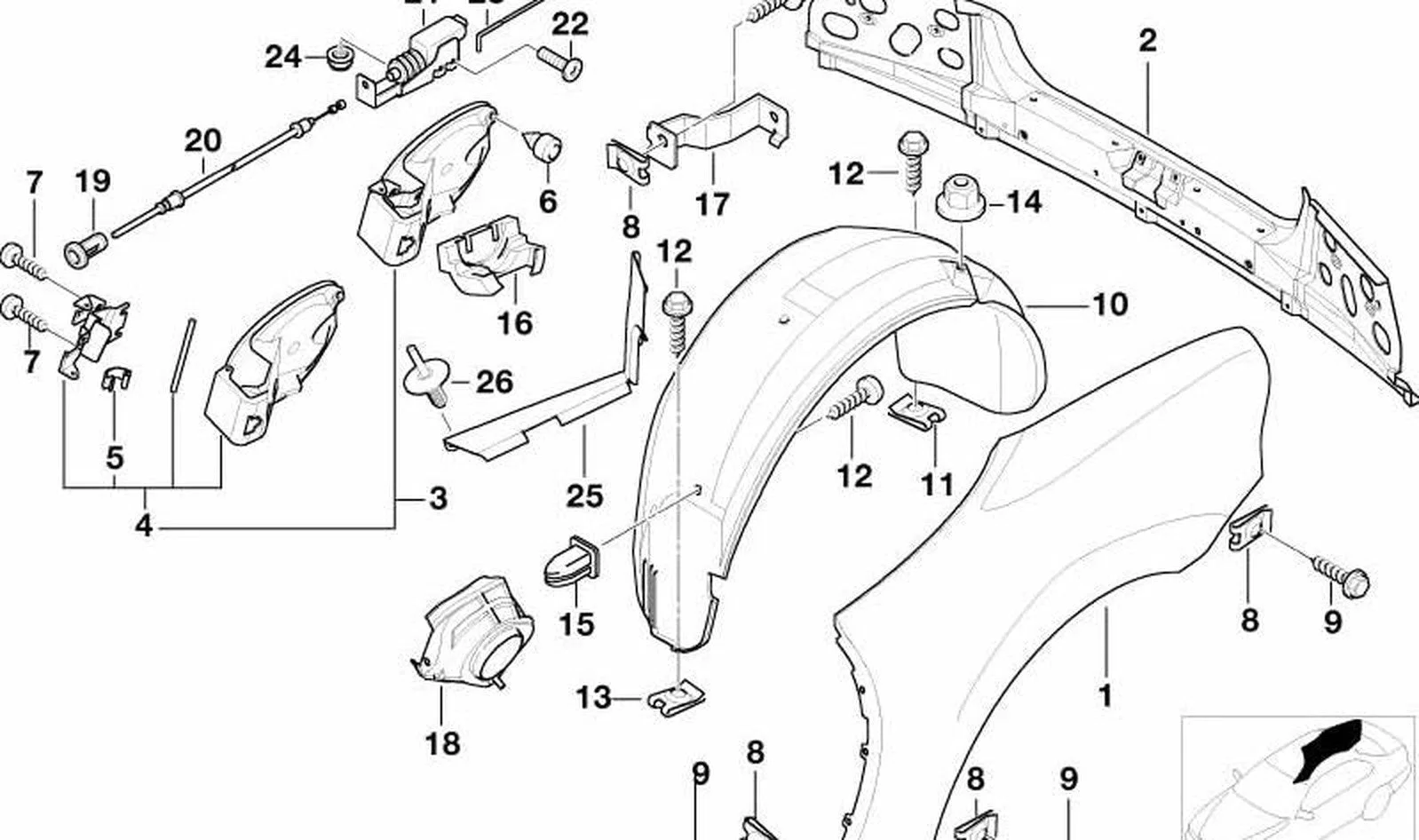 BMW 3 Serisi E36 Yakıt Doldurma Borusu 51718398538