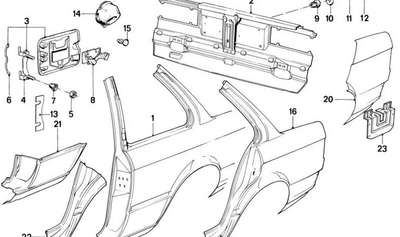 BMW 3 Serisi E30 12 mm Gövde Kapatma Tapası 51719057117