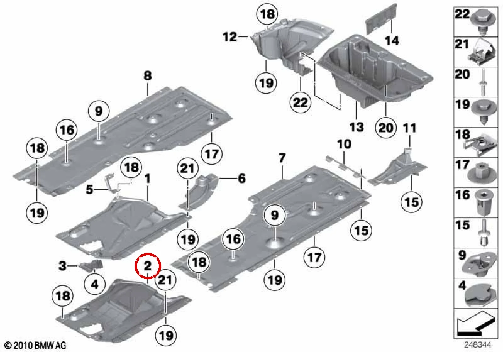 BMW E84 E90 E91 E92 Orta Alt Kaplama Paneli 51757146363