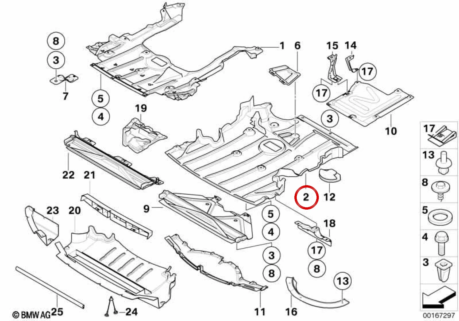 BMW 3 Serisi E90 E91 Dizel Motor Karter Koruması 51758041698
