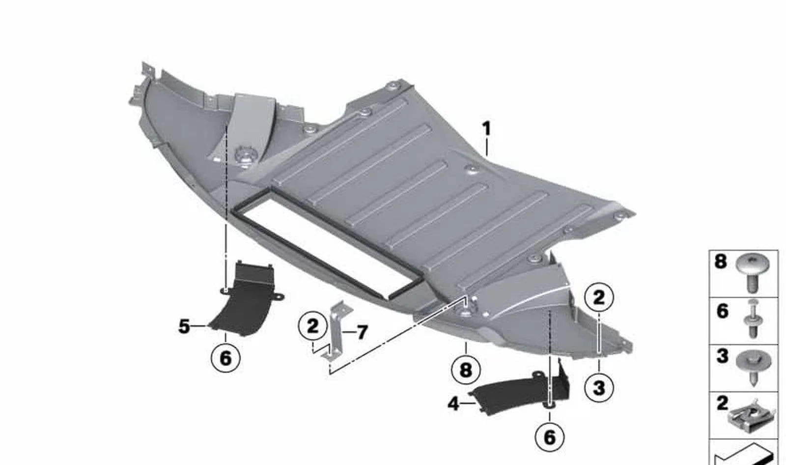 BMW F06 F10 F12 F13 Sol Fren Hava Kanalı Kapağı 51758059917