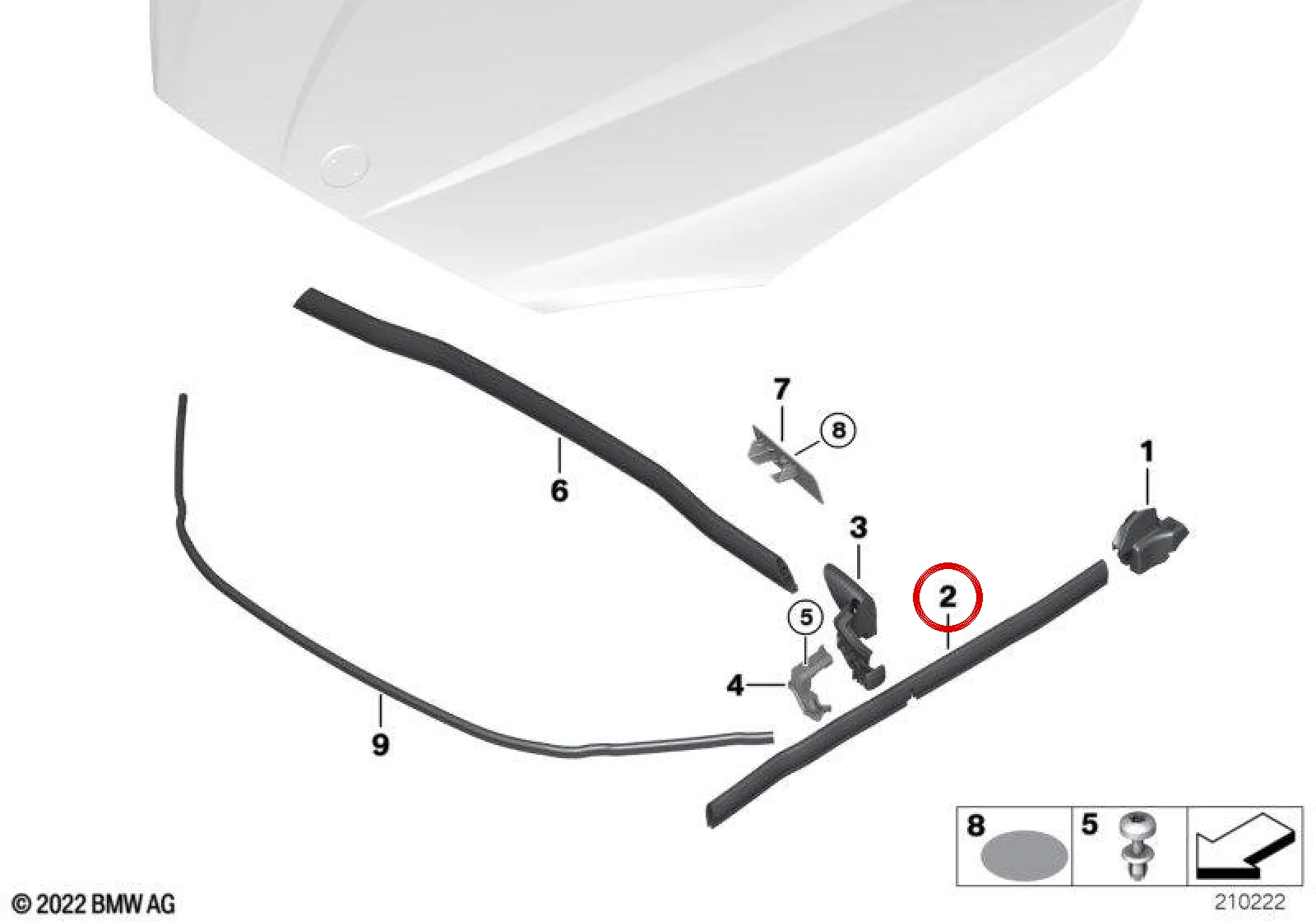 BMW X1 E84 Motor Bölmesi Yan Contası 51762991416