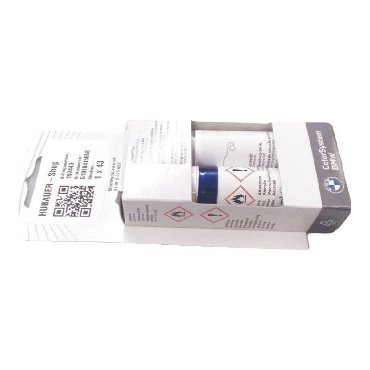 BMW E81 E82 E87 E88… Montegoblau Metalik Rötuş Kalemi Seti 51910415658