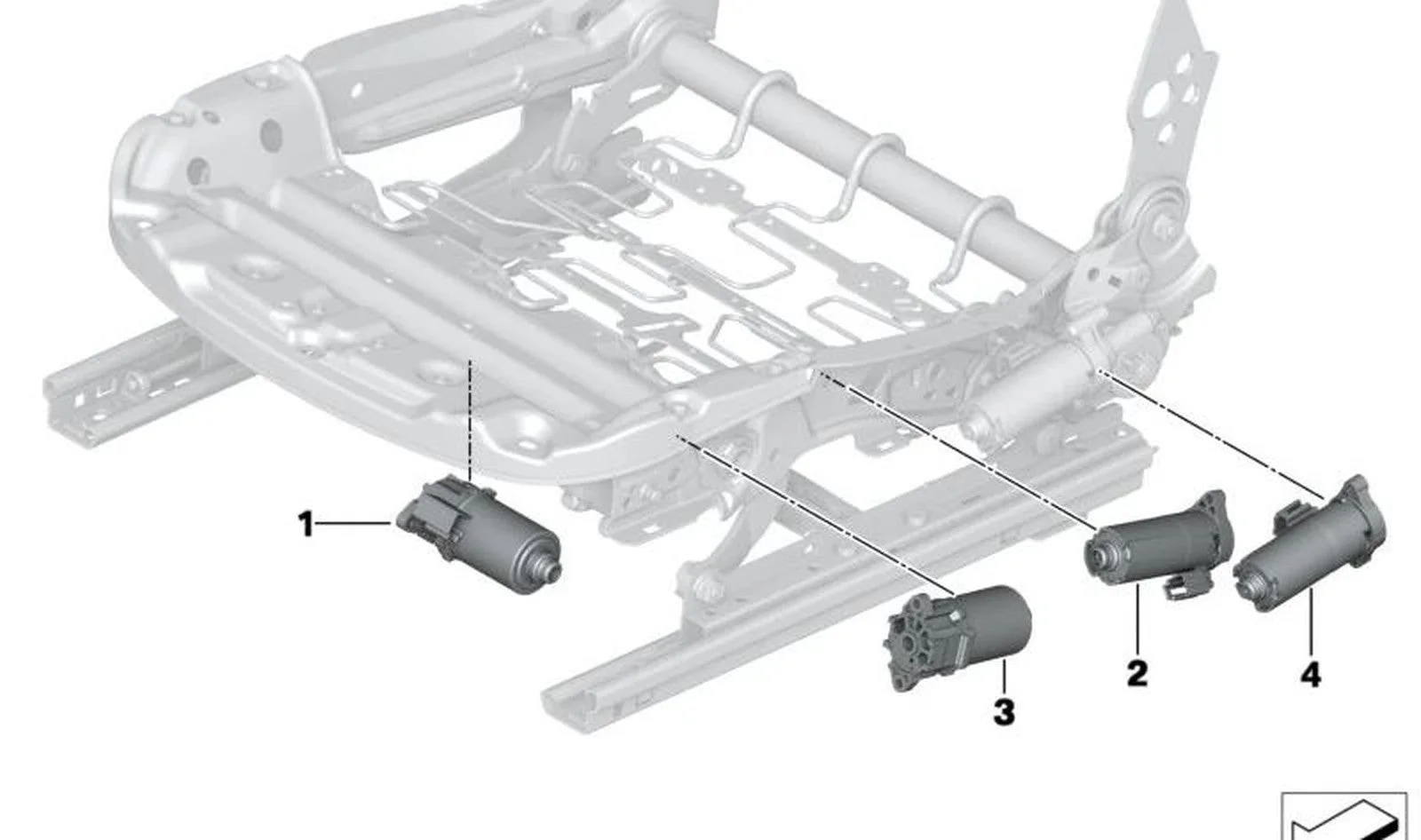 BMW F20 F21 F22 F23… Koltuk Sırtlık Ayar Motoru 52107325533
