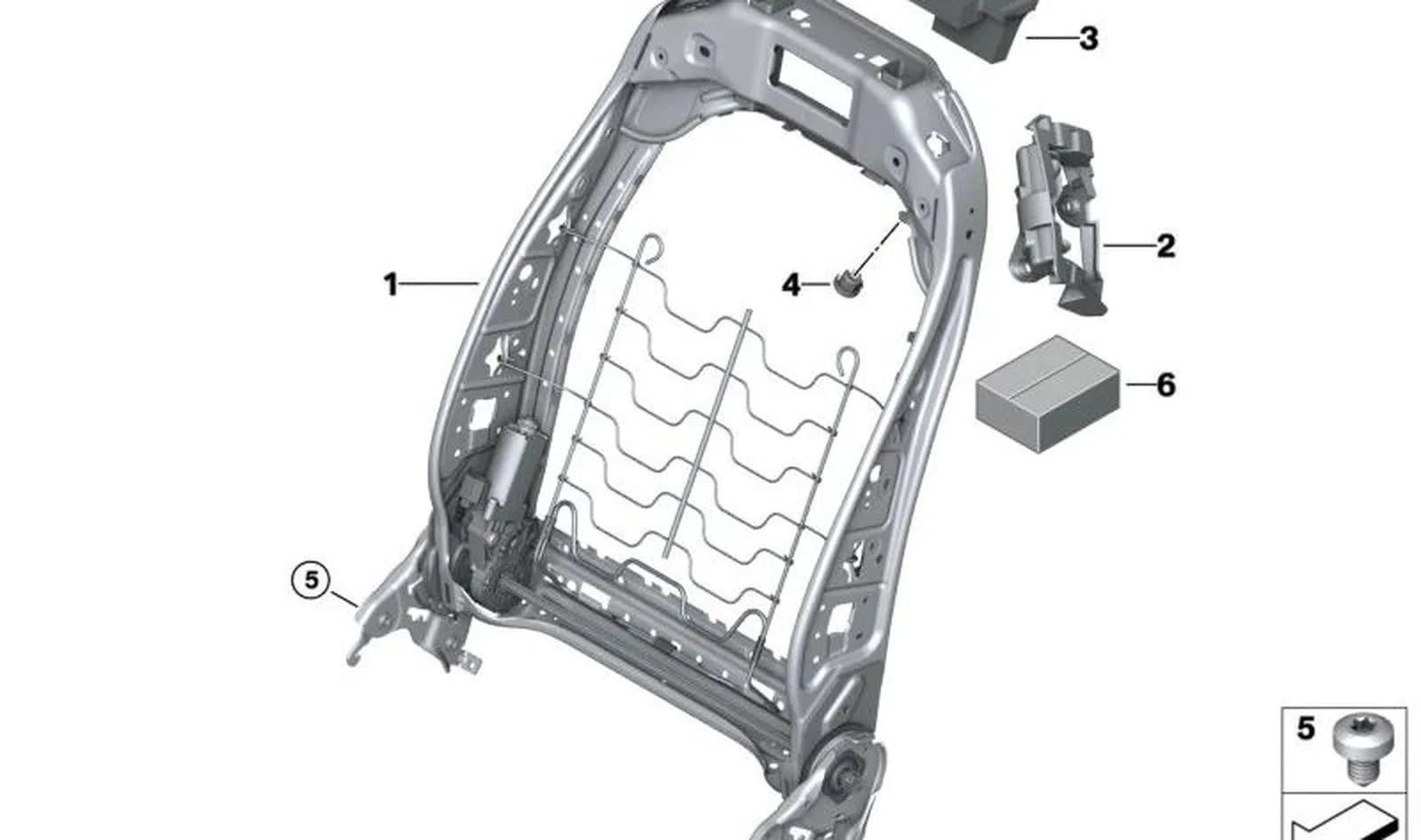 BMW F91 F92 G14 G15… Sağ Koltuk Bowden Kablosu Tutucusu 52108094368
