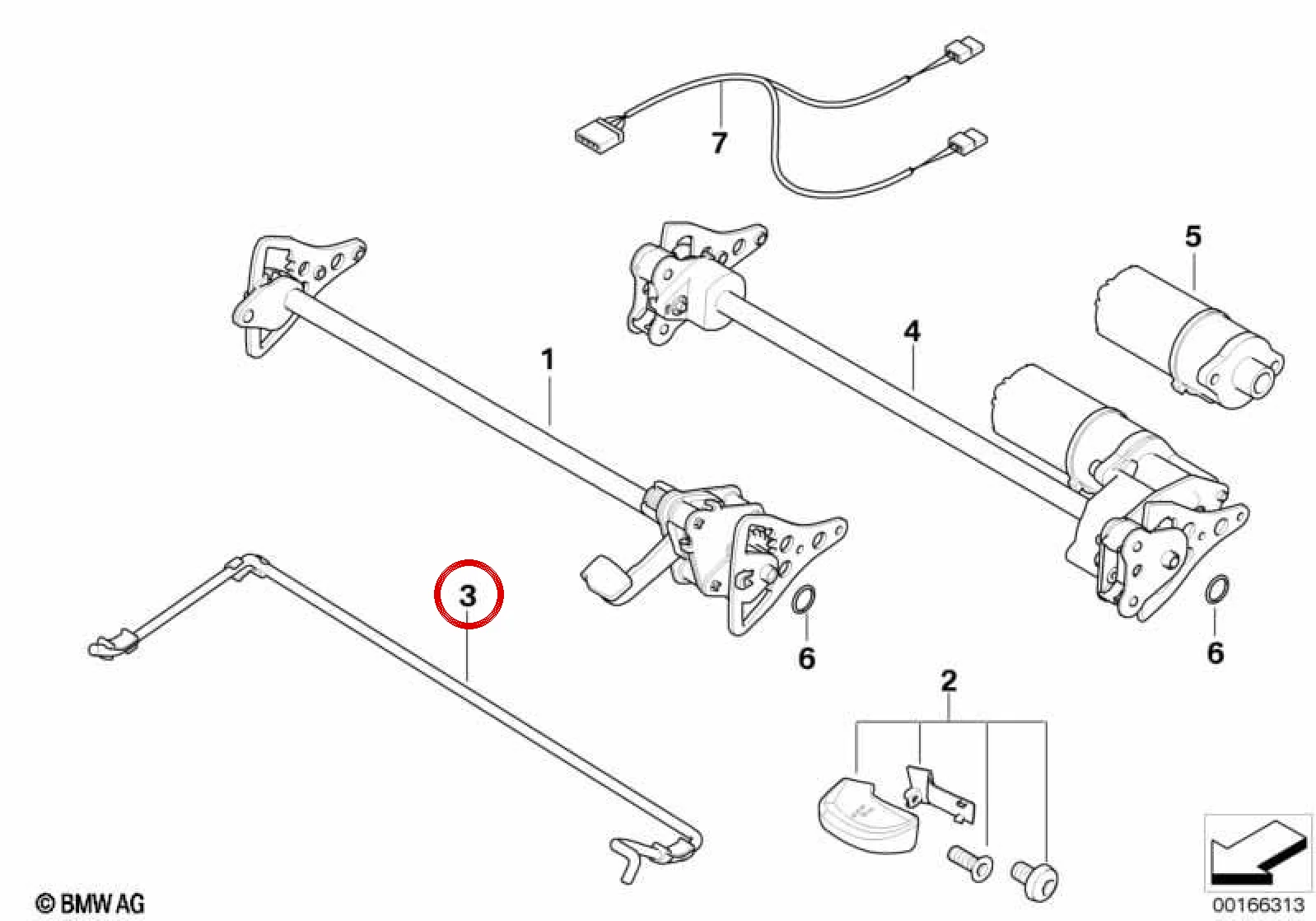 BMW E46 E53 E83 E85… Sol Koltuk Burulma Yayı 52108099005