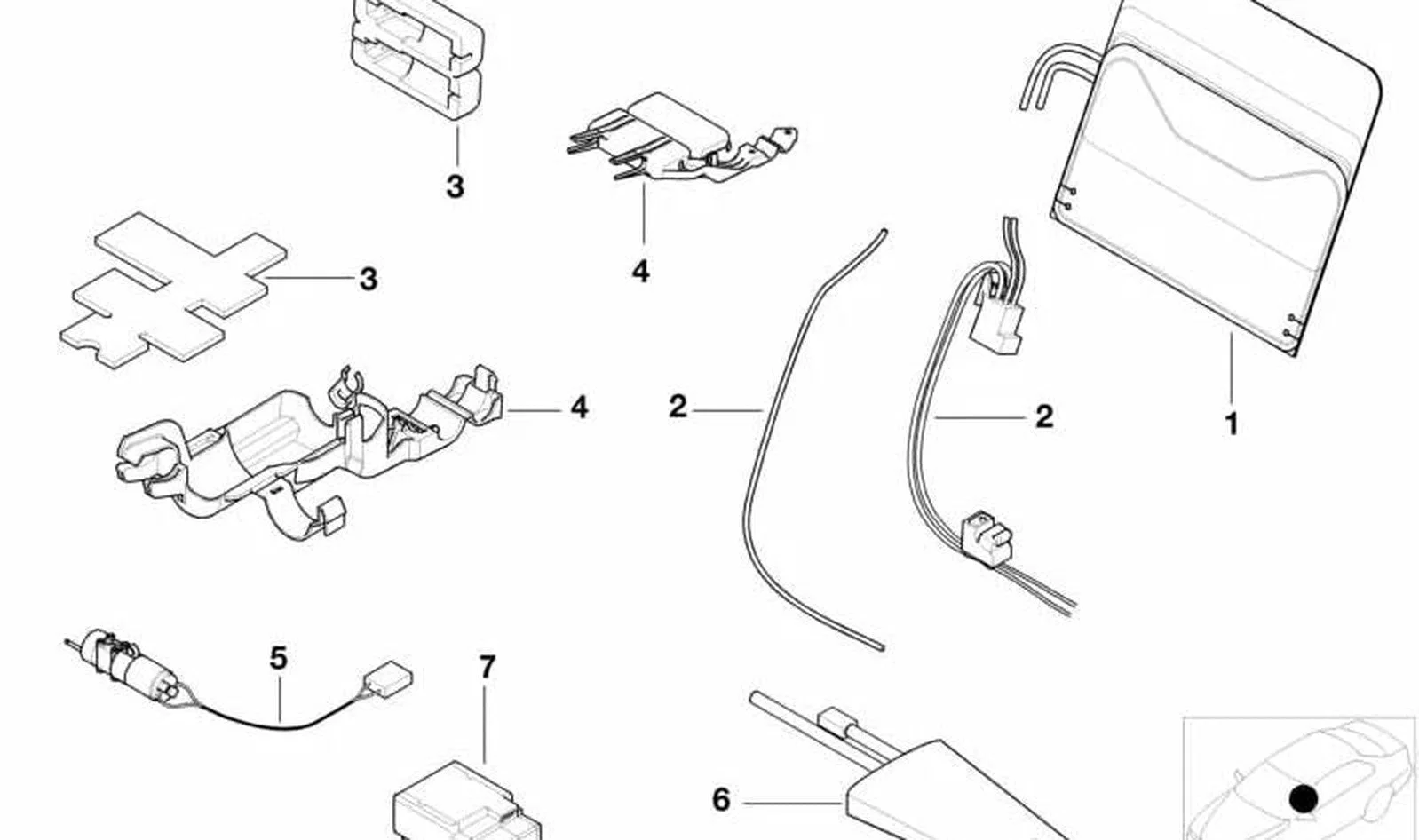 BMW E38 E39 Koltuk Bağlantı Braketi 52108242781