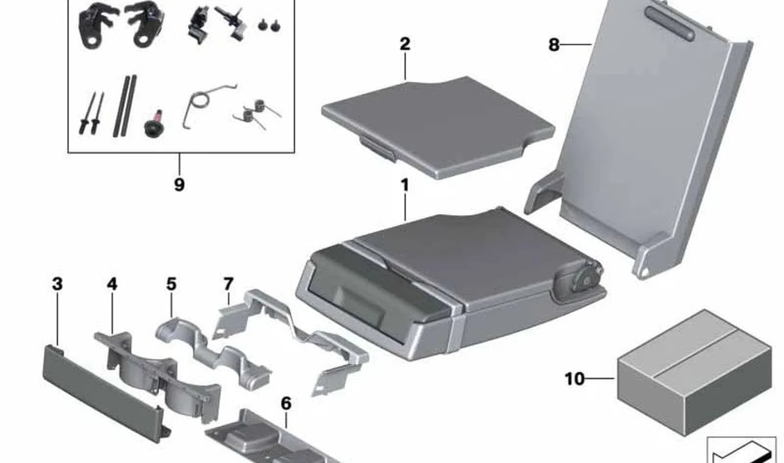 BMW F06 F10 F11 F90… Bardak Tutucu Kauçuk Altlığı 52207277720