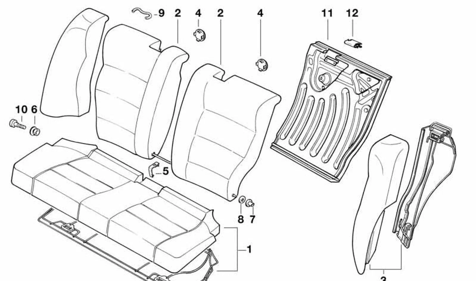 BMW E36 F10 F18 F90… Koltuk Bağlantısı Mesafe Pulu 52208144414