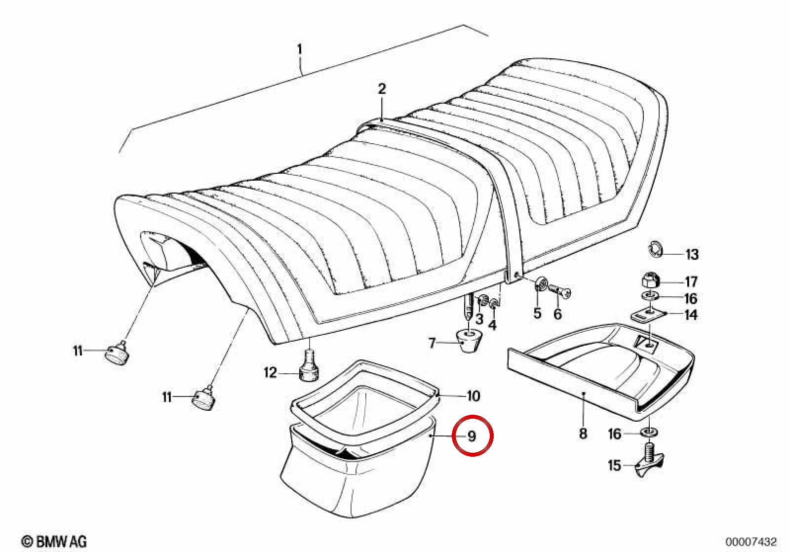 BMW E24 E28 E30 E31… Takım Çantası Kutusu 52531236175