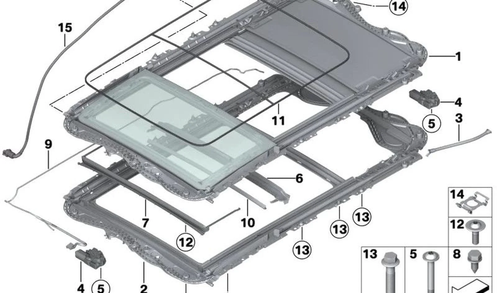 BMW F20 F21 F22 F26… Plastik Parça Sabitleme Vidası K50x35 54107431166