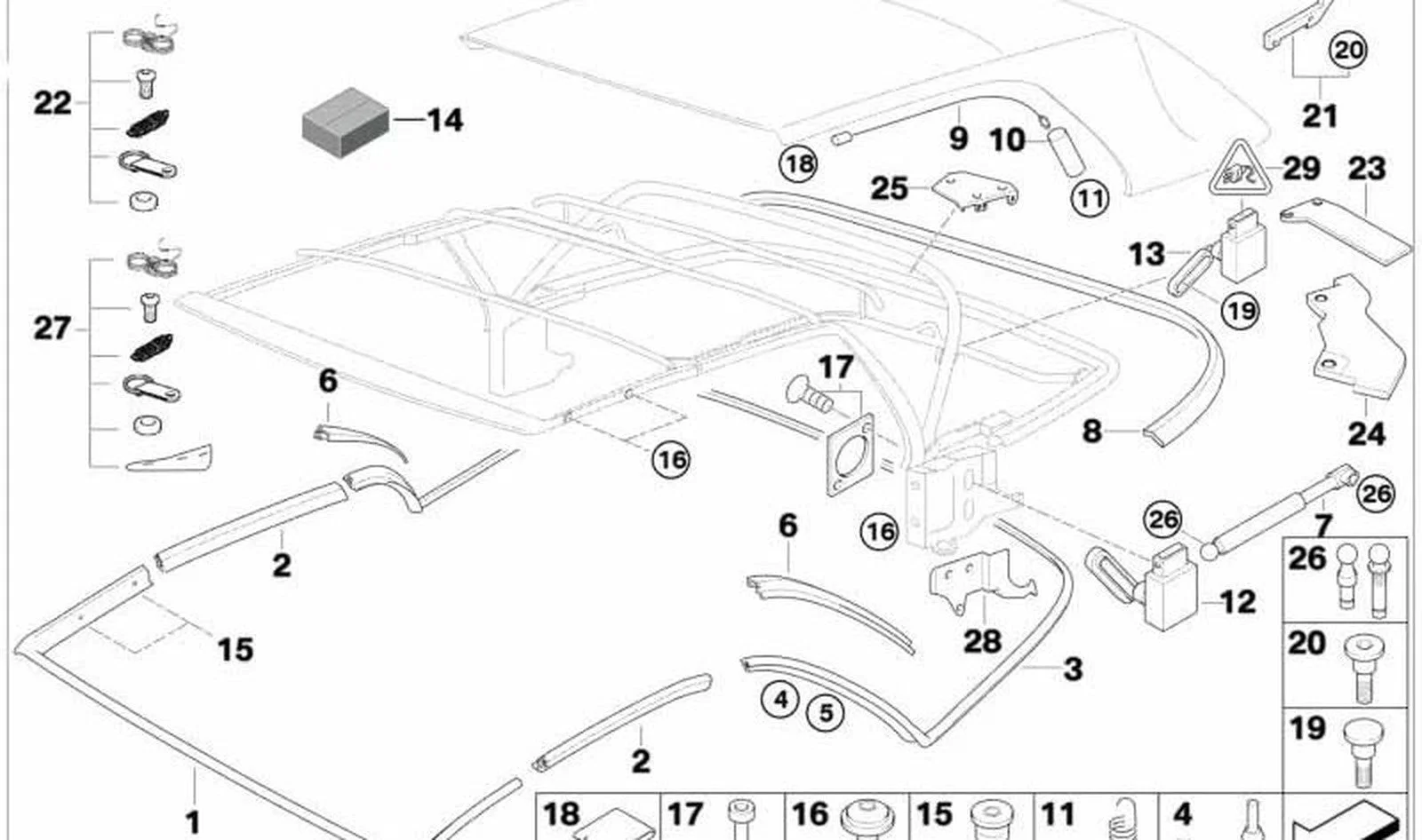 BMW 3 Serisi E46 Siyah İzolasyon Kılıfı 13 mm 54317051484