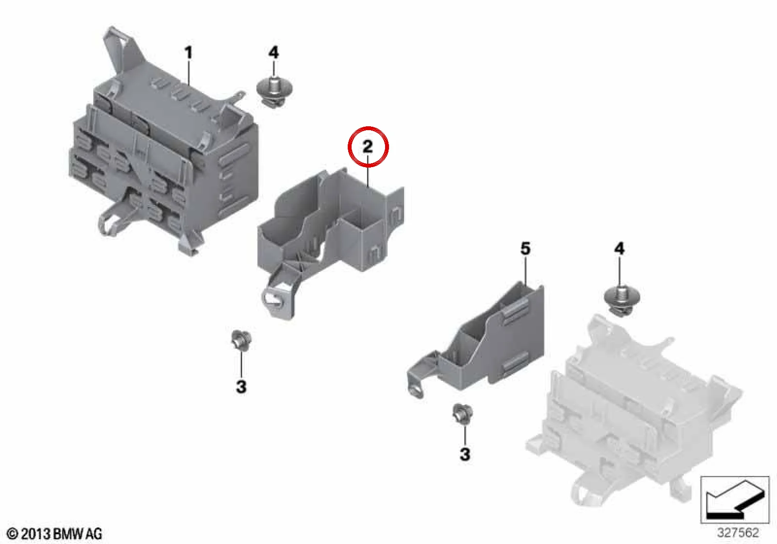 BMW 3 Serisi E46 Röle Tutucu Braketi 61108368475