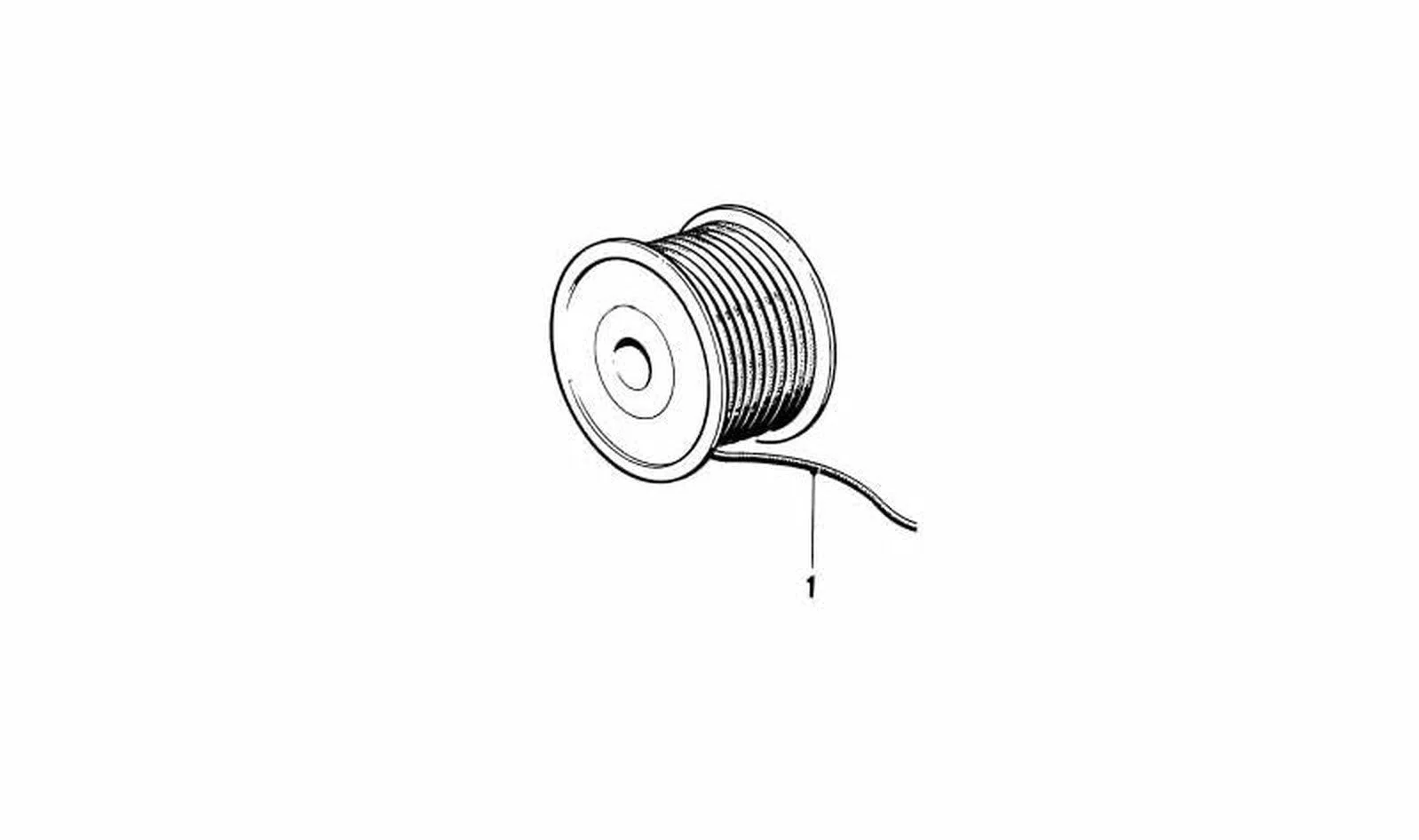 BMW 1 Serisi E81 Mavi-Sarı Elektrik Kablosu 1,00 mm² 61121391693