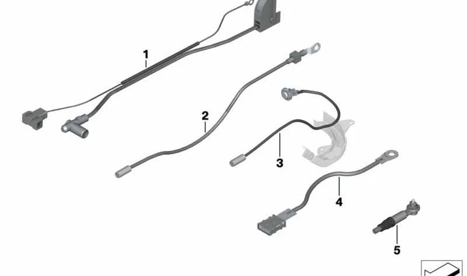 BMW E81 E84 E87 E90… Akü Artı Kablosu 61129269907