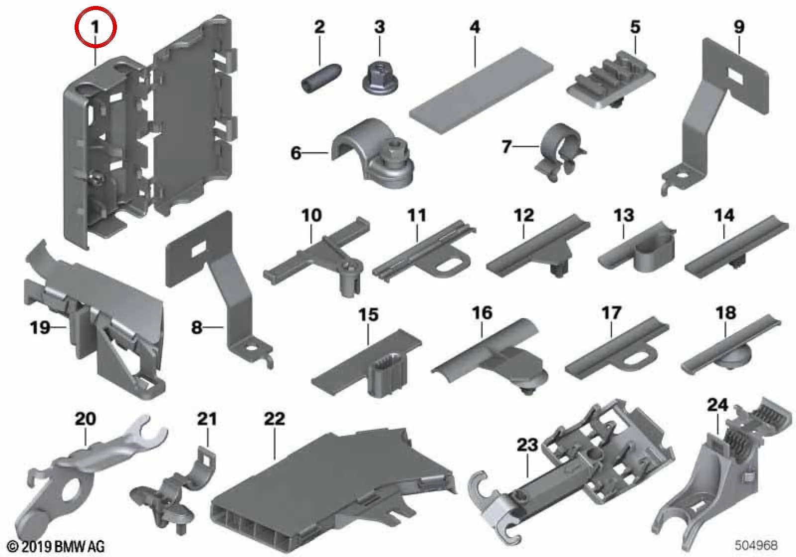 BMW E83 F21 F22 F23 Elektrik Fiş Konnektörü 61133403145
