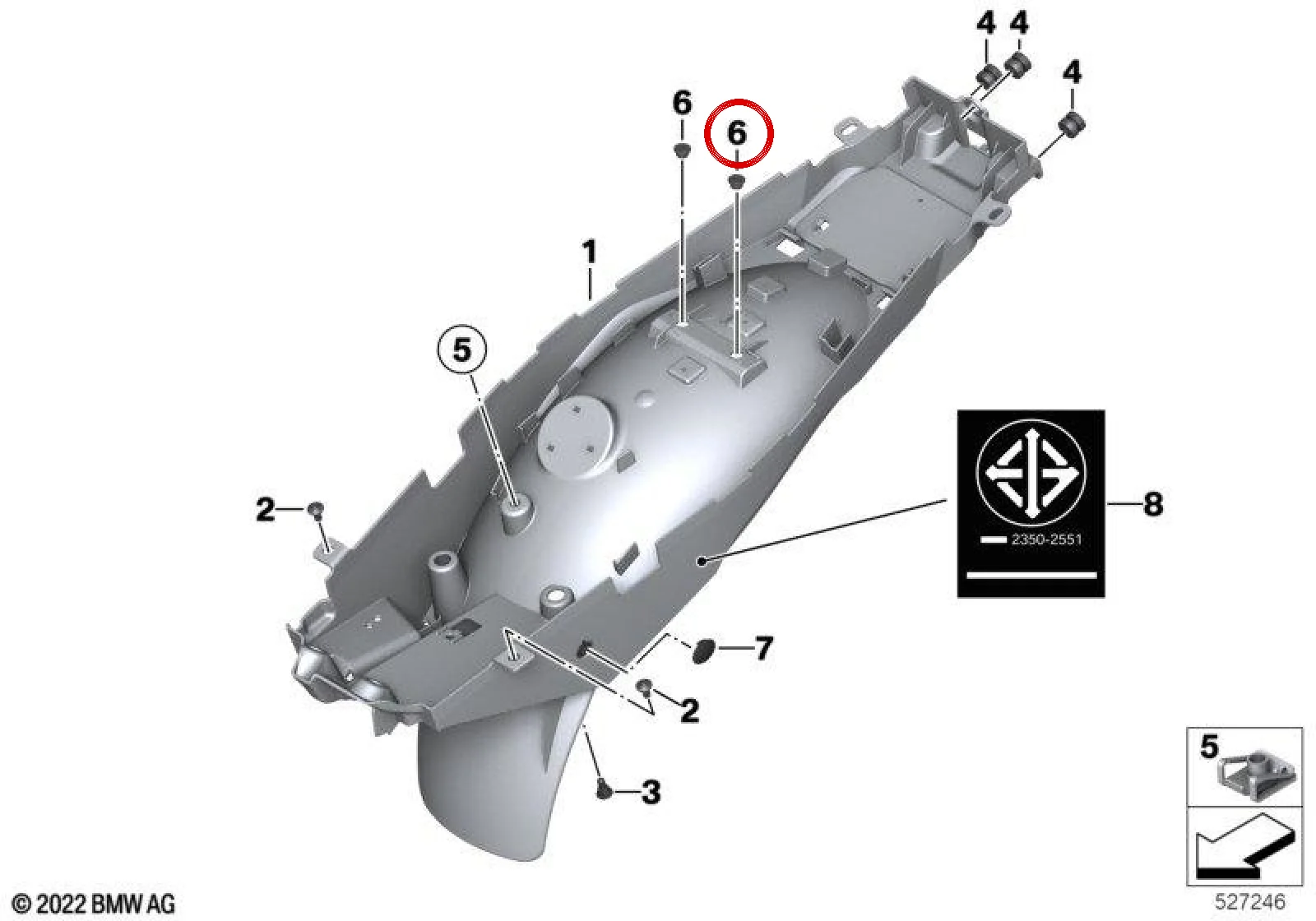 BMW F06 F10 F11 F12… Kapatma Tapası 10 mm 61139217729