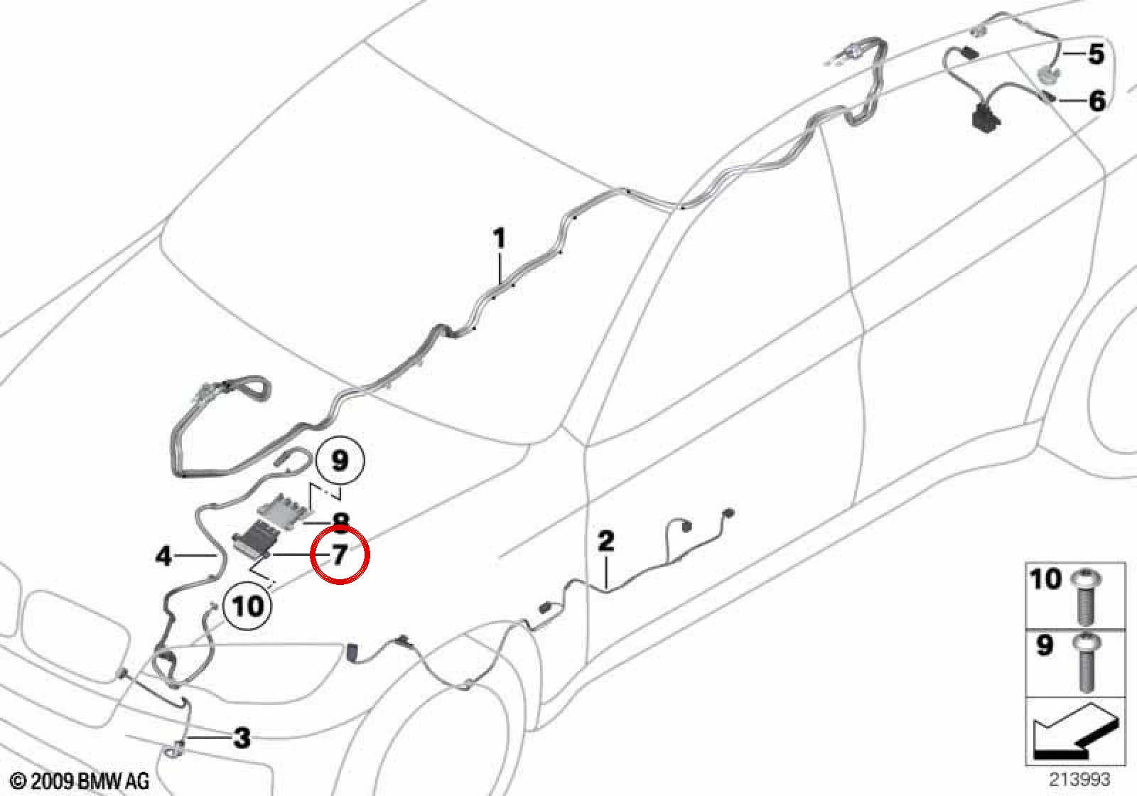 BMW X6 E72 Ön Akü Dağıtıcı Bloğu 61149204768