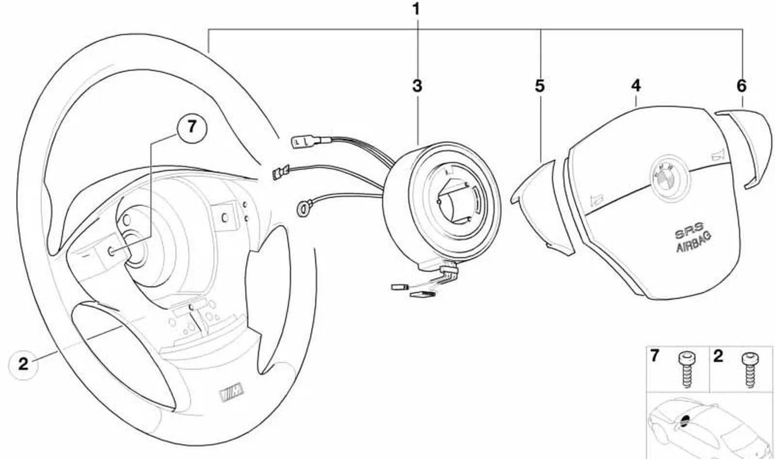 BMW 3 Serisi E36 Kyalami Renk Sağ Kapak 61312496278