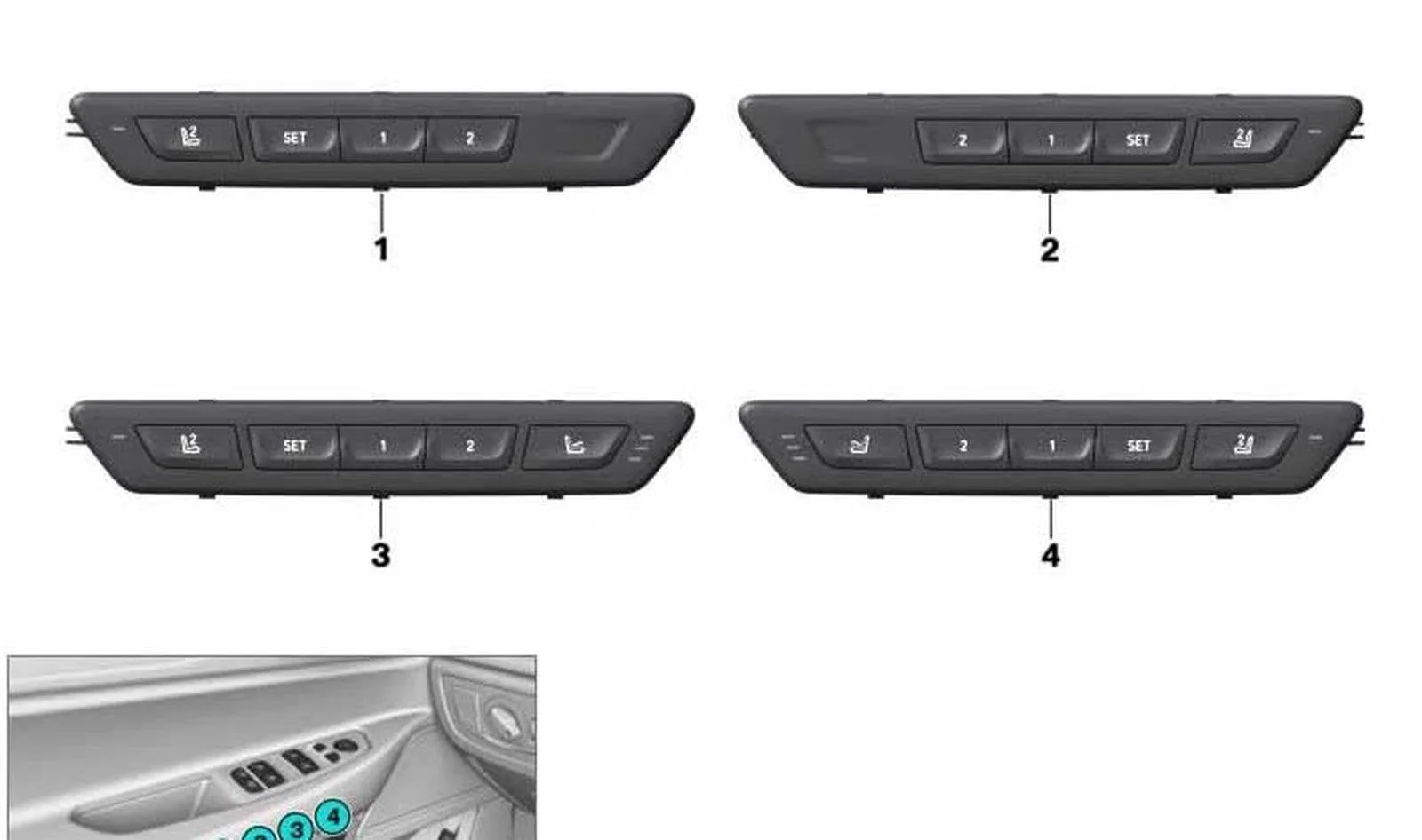 BMW 7 Serisi G11 G12 Sol Koltuk Fonksiyon Ünitesi Bej 61316826717
