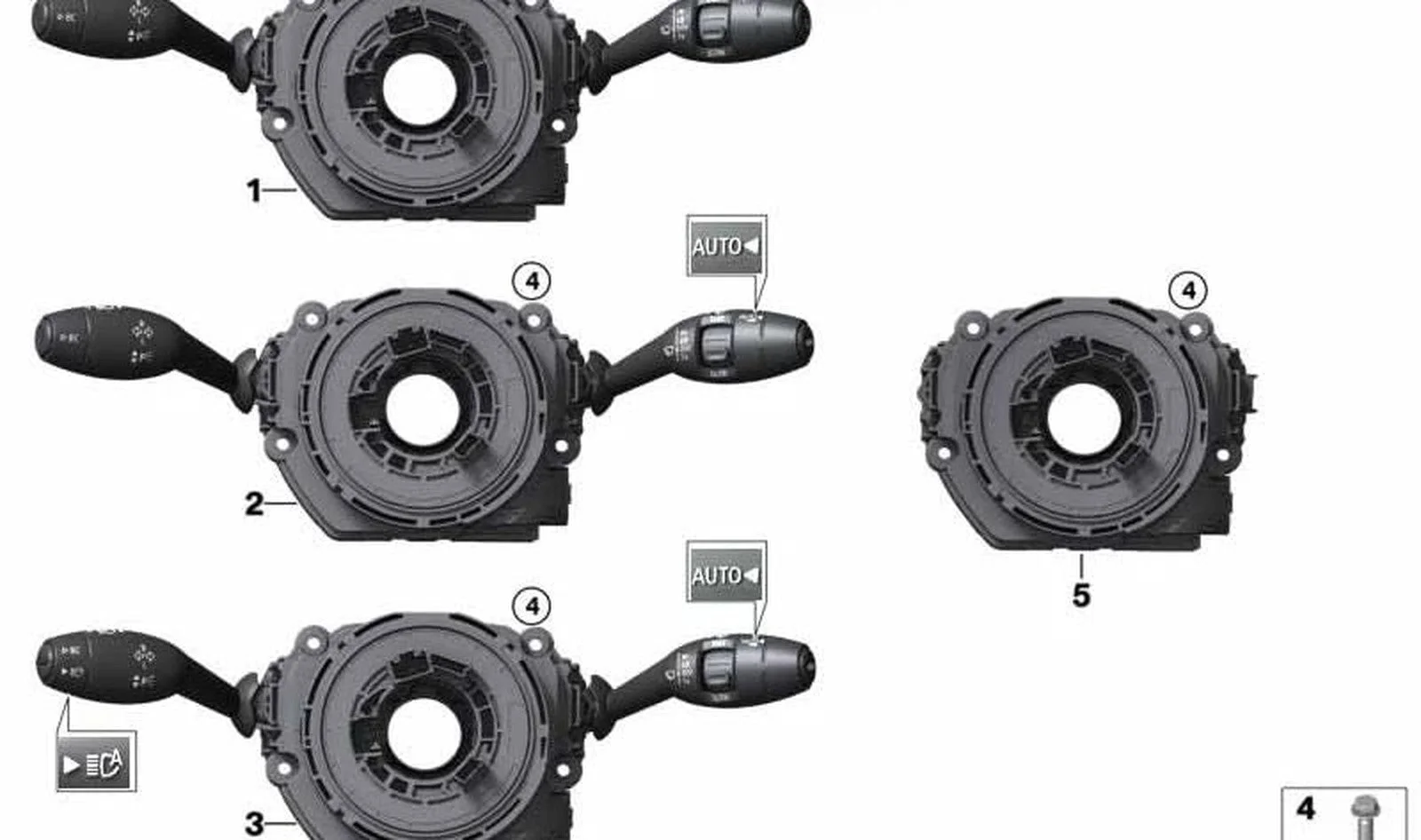 BMW MINI F57 Direksiyon Altı Şalter Ünitesi 61316827364