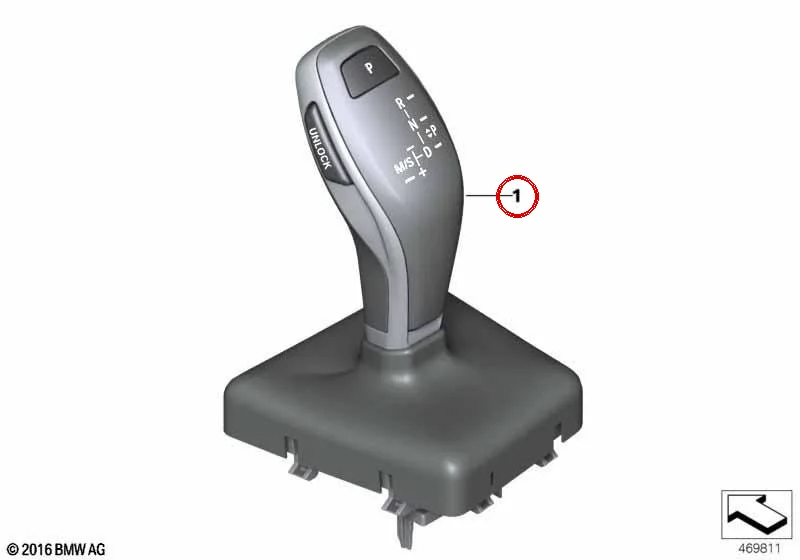 BMW F39 F48 Vites Seçme Kumandası 61316991604