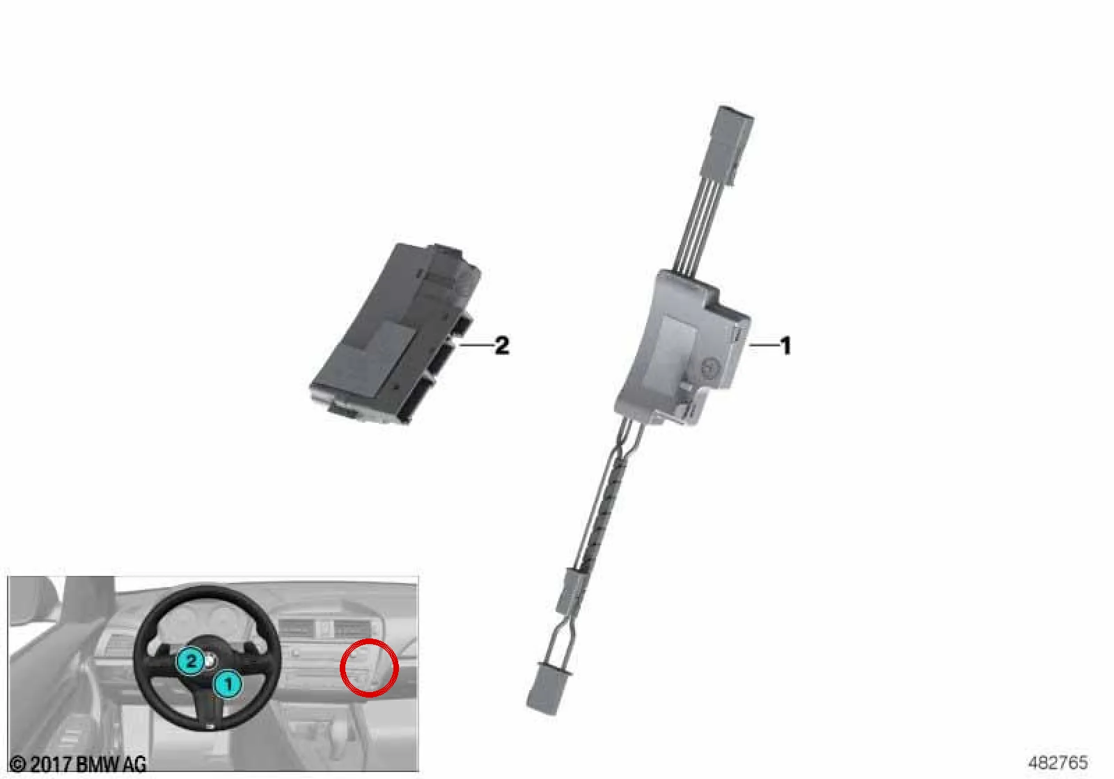 BMW 4 Serisi F83 Direksiyon Elektronik Modülü 61317849392