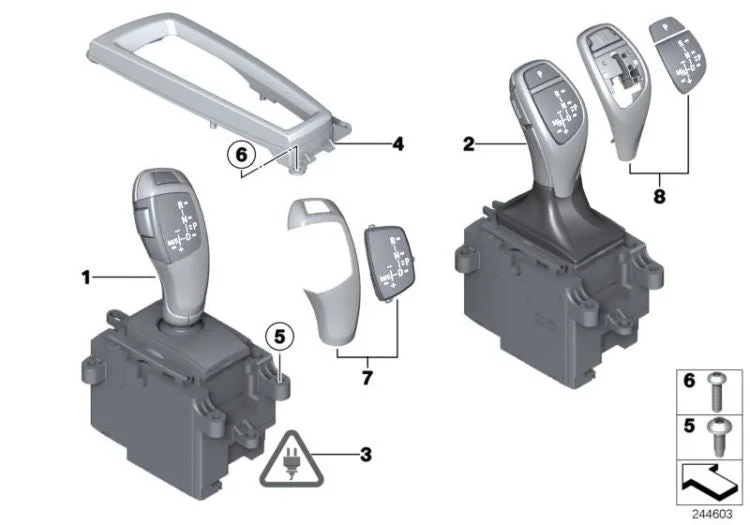 BMW F01 F02 F04 F07… Vites Seçme Anahtarı 61317950406
