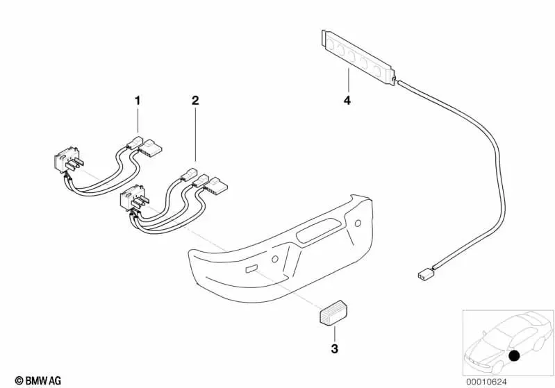 BMW 3 Serisi E36 Sol Koltuk Kızak Ayar Düğmesi 61318413891