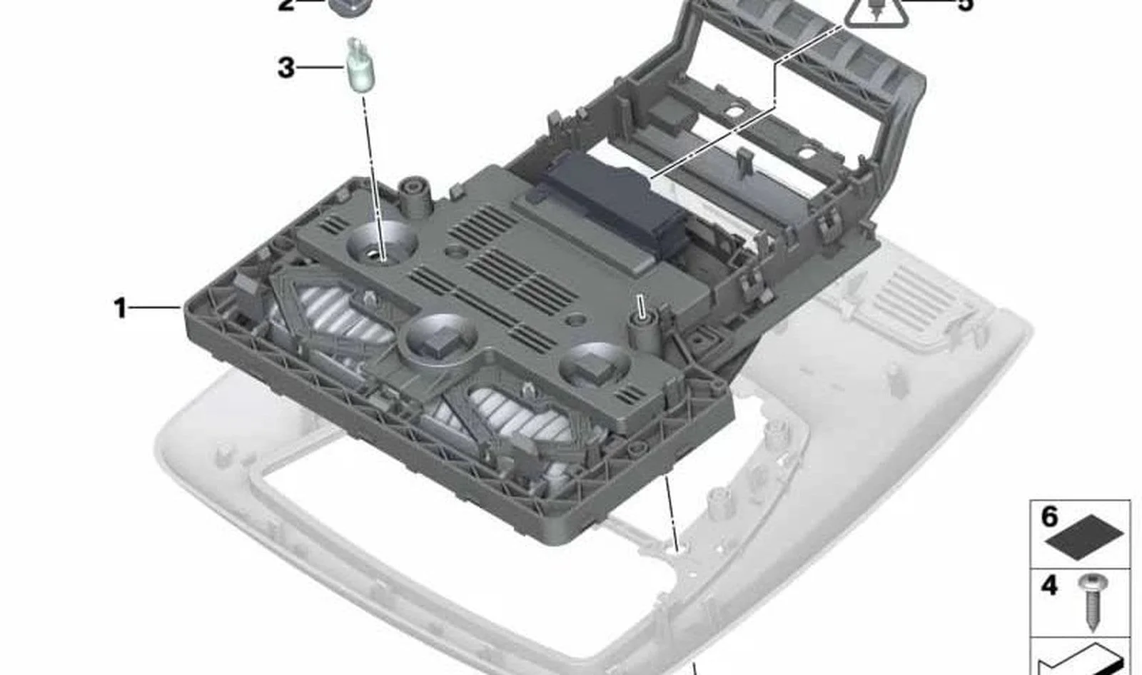 BMW F01 F02 F04 F06… Tavan Kumanda Merkezi Tamir Takımı 61319221632