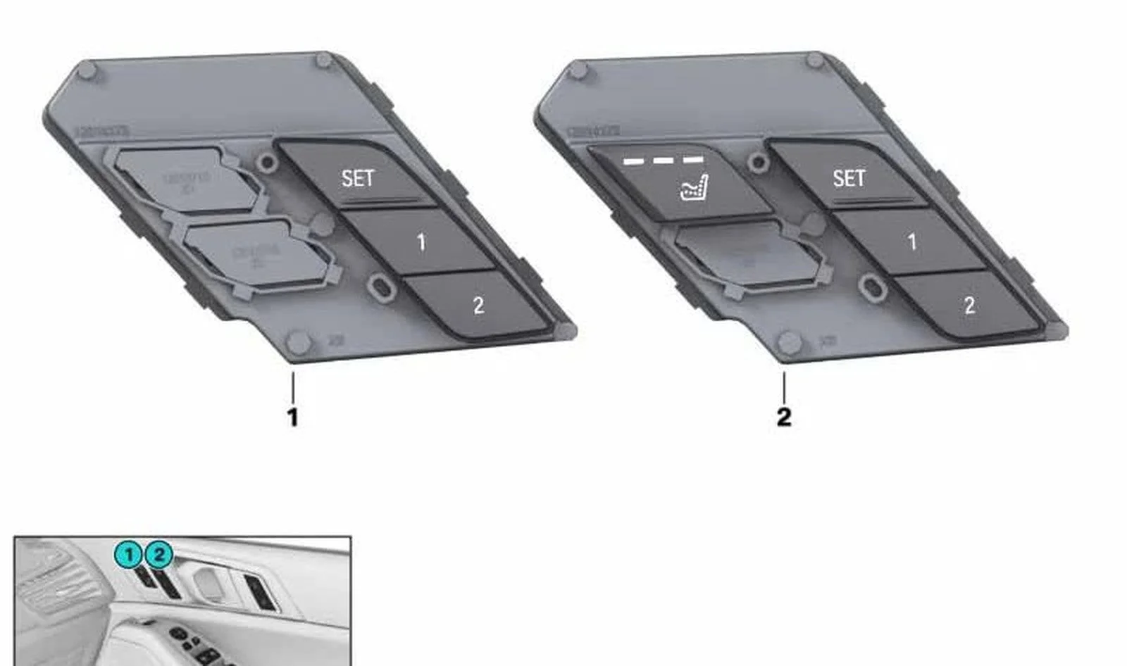 BMW G05 G06 G07 Sağ Koltuk Fonksiyon Kontrol Ünitesi 61319436035