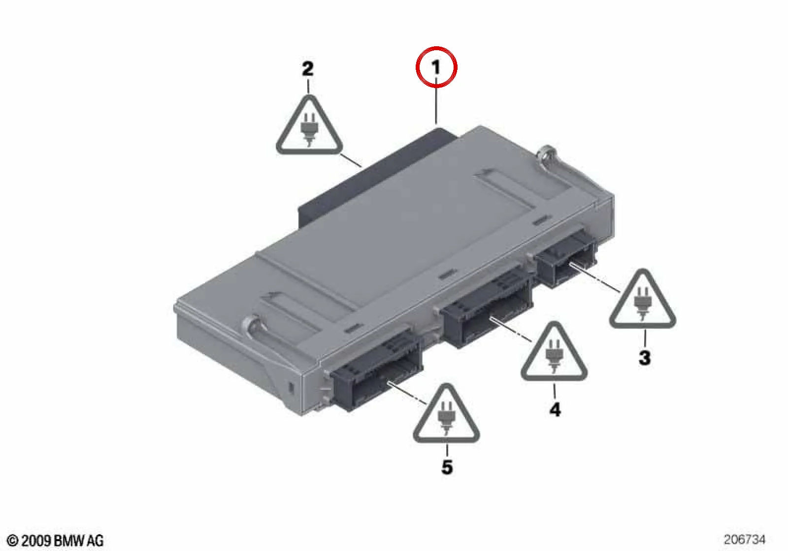 BMW F06 F07 F10 F11… Junction Box Elektronik Modülü 61356992418
