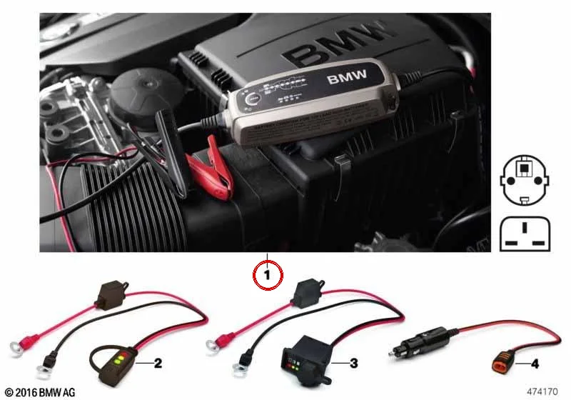 BMW E46 E60 F30 F56… 12V Akü Şarj Cihazı 61432408592