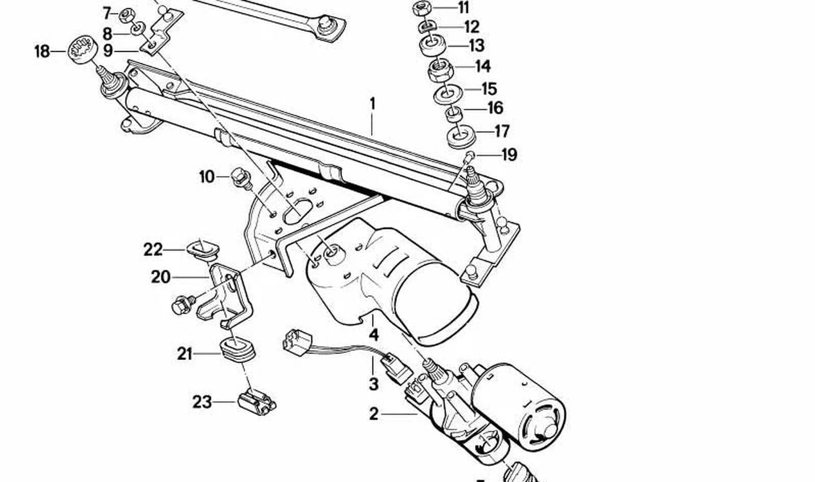 BMW 3 Serisi E21 Silecek Mekanizması Perçini 61611364881