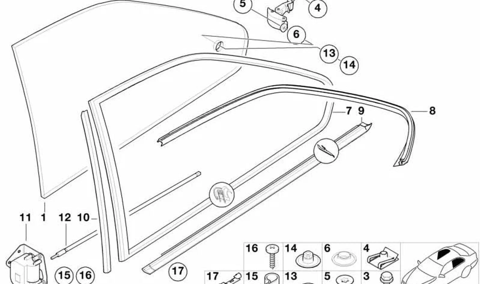 BMW 3 Serisi E36 Yıkama Sistemi Sabitleme Kelepçesi 61668351768