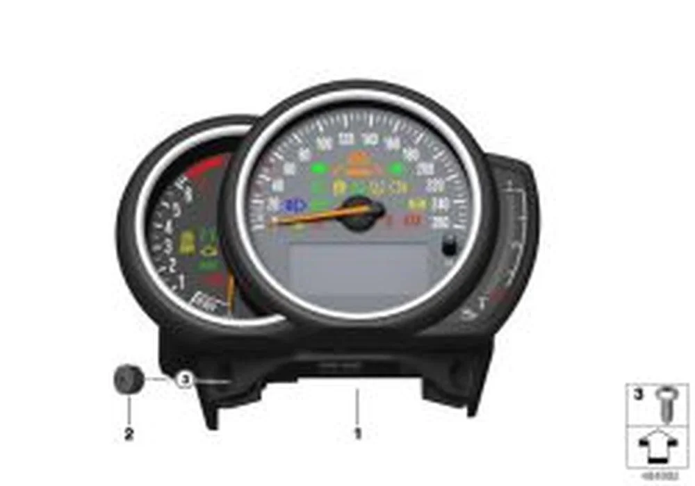 BMW F54 F55 F56 F57… Km/h Gösterge Paneli 62106843998