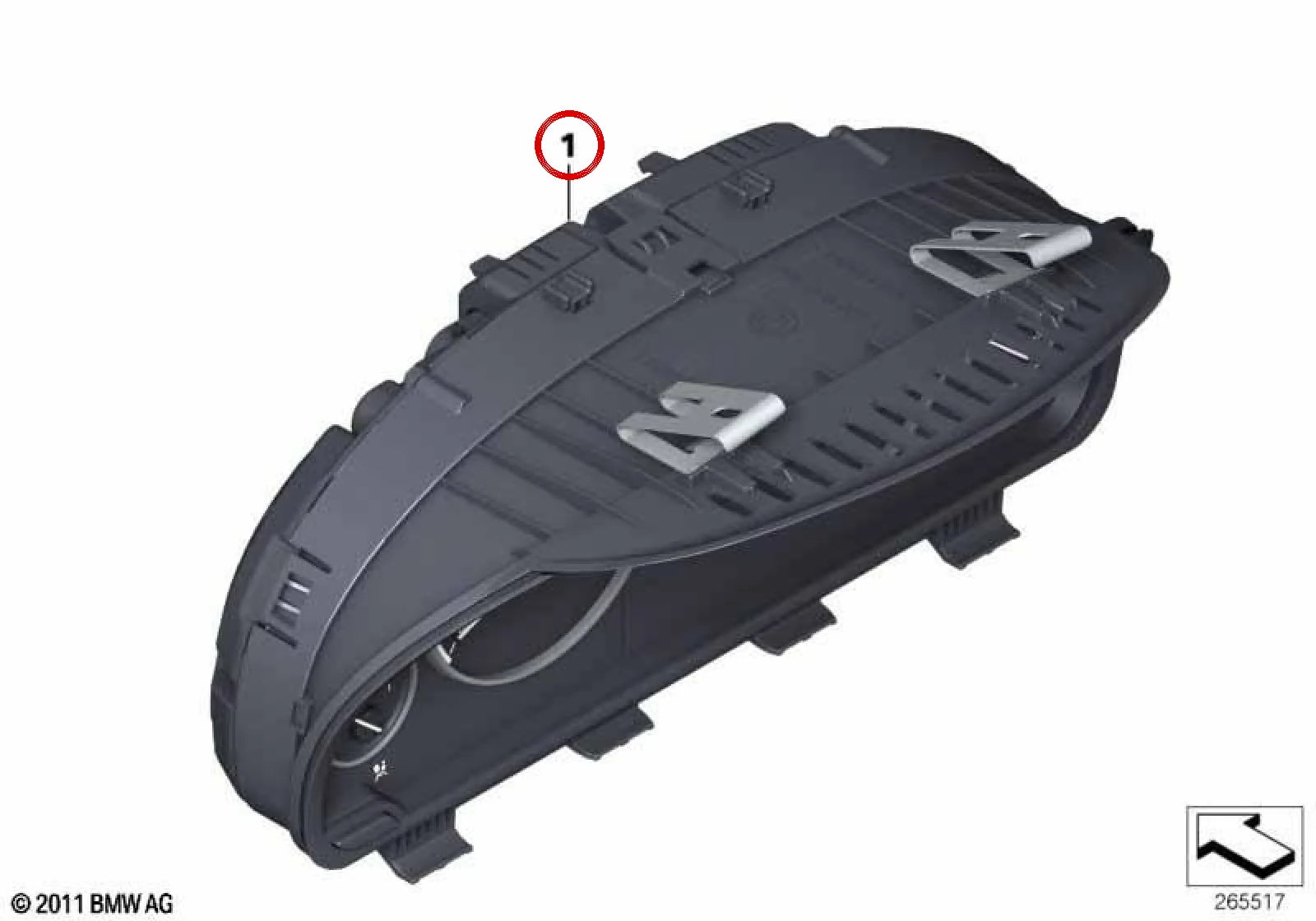 BMW F10 F11 F15 F25… Mil/Saat Gösterge Kümesi 62106993489