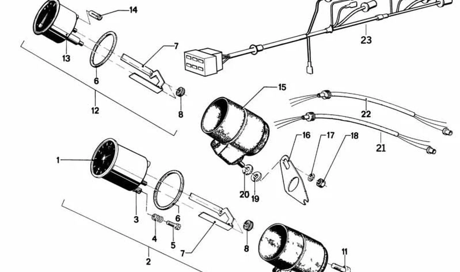 BMW E24 E28 E30 E32… Saat Ayar Düğmesi 62131243102