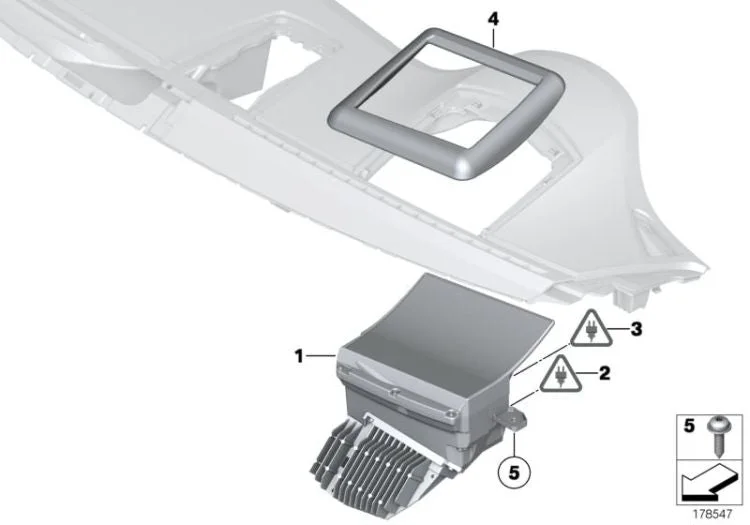 BMW 6 Serisi F06 F12 F13 Head-Up Display Ünitesi 62306815501