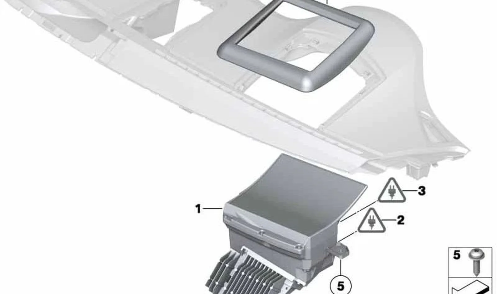 BMW 6 Serisi F06 F12 F13 Head-Up Display Ünitesi 62306815501