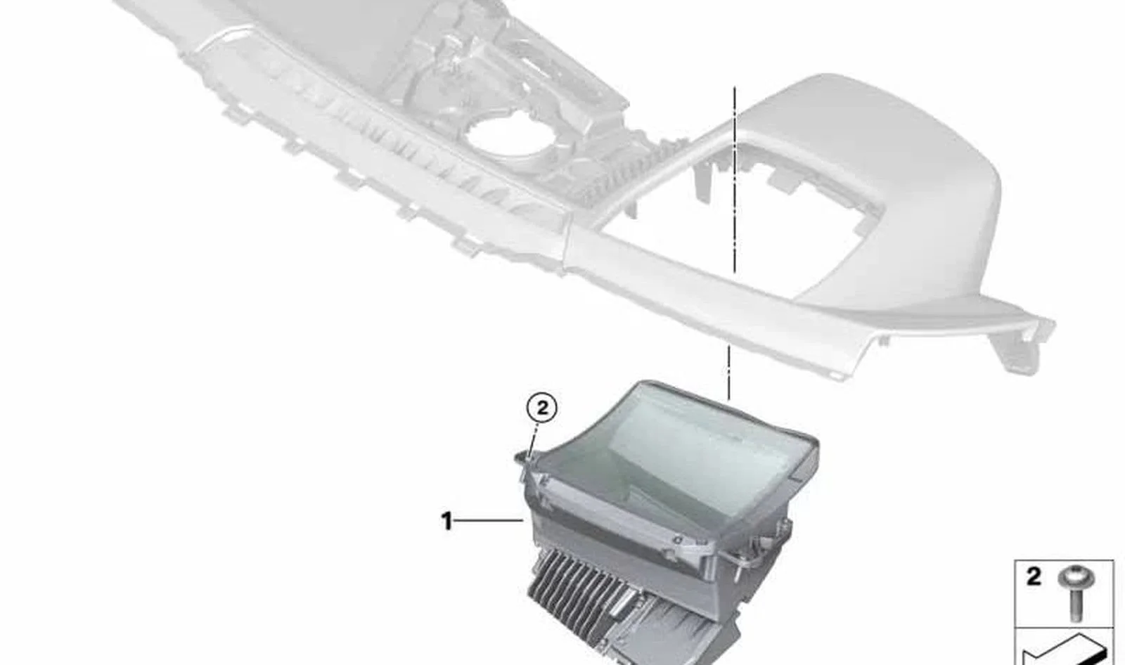 BMW 8 Serisi F93 G16 Head-Up Display Ünitesi 62306845411