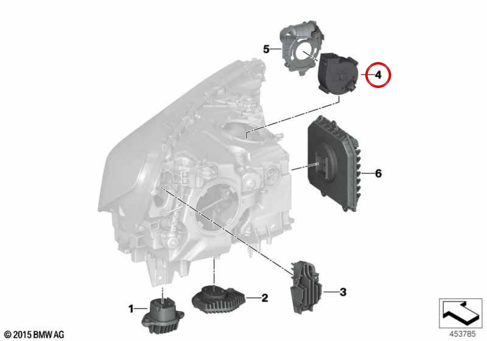 BMW F90 G11 G12 G30… Far LED Soğutma Fanı 63117408686