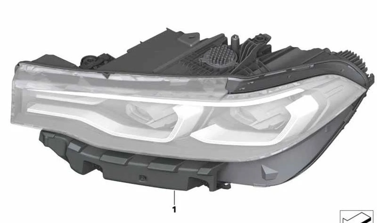 BMW X7 G07 Sol Adaptif LED Far (AHL) 63117933319