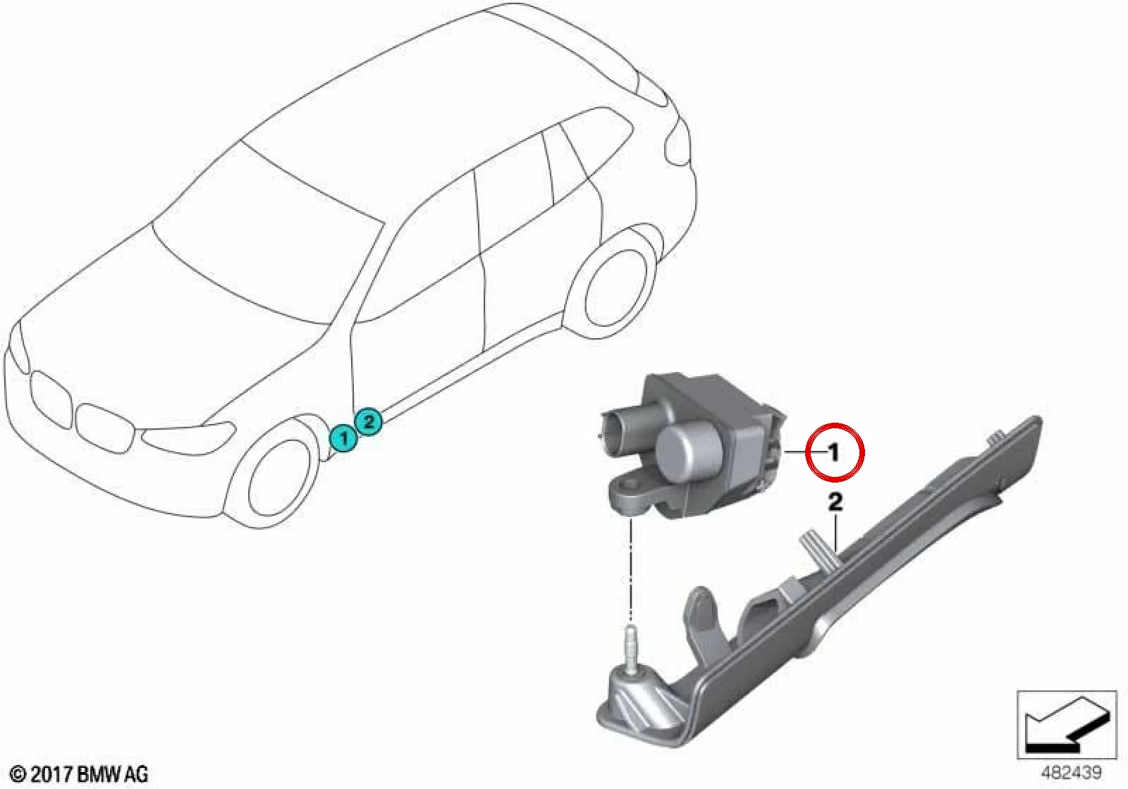 BMW F97 F98 G01 G02… Sağ LED Aydınlatma Modülü 63178072708