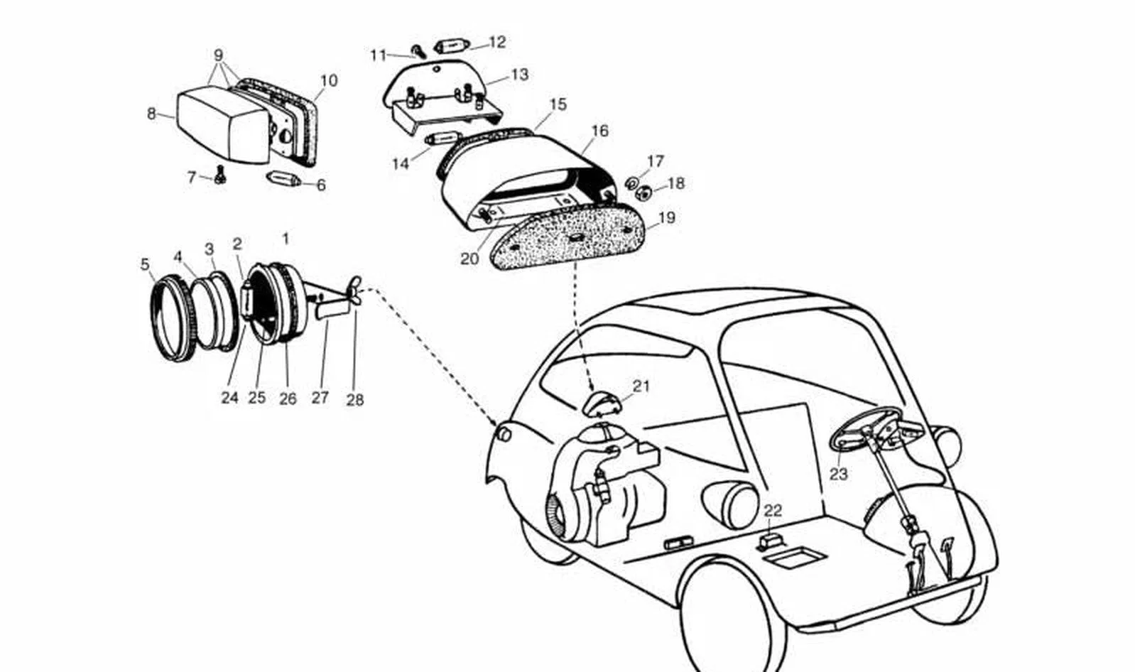 BMW 5 Serisi G30 G31 Arka Lamba 63268054560