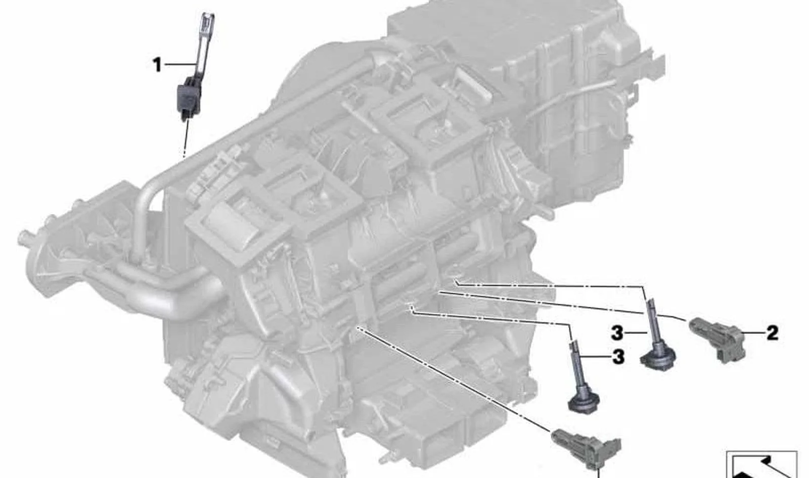 BMW F01 F02 F04 F06… Klima Sıcaklık Sensörü 64119166109