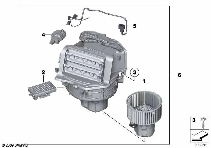 BMW F01 F02 F06 F07… Kalorifer Klima Fanı 64119248170