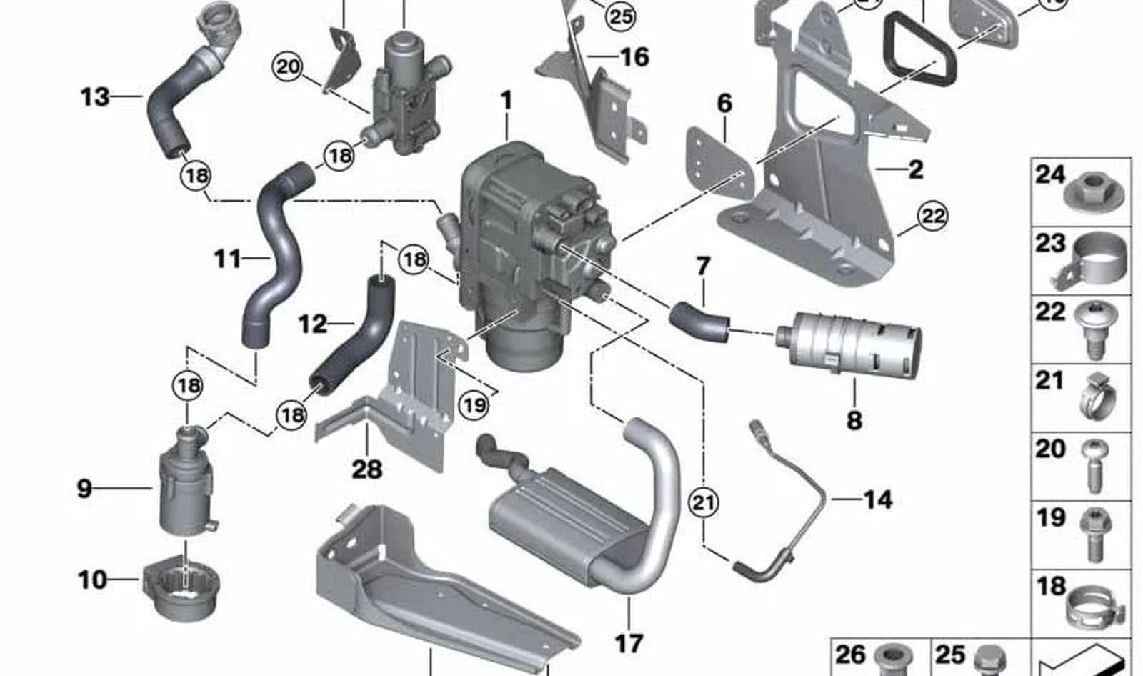 BMW E70 E71 E72 E90… Torx Başlı Cıvata M5x12 64126989253