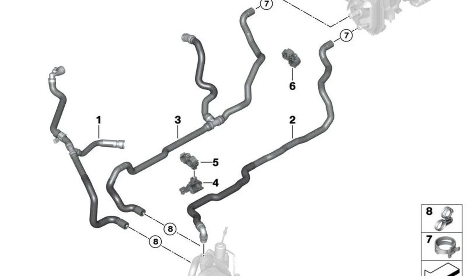 BMW F01 F02 F04 F06… Hortum Kelepçesi 27 mm 64219182742