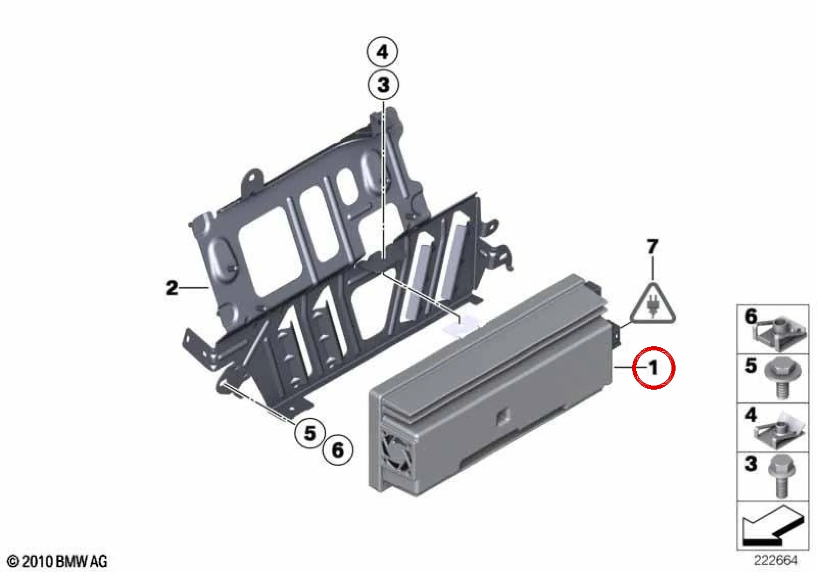 BMW F01 F02 F04 F25 Top HiFi Ses Sistemi Amfisi 65126813112